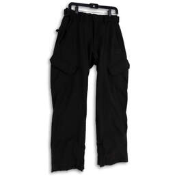 NWT Mens Black Flat Front Cargo Pockets Straight Leg Snow Pants Size M