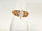 10k Yellow Gold Marquise CZ Tiered Ring 3.4g image number 6