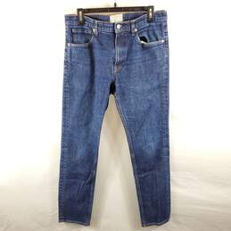 Everlane Men Blue Straight Leg Jeans Sz 34