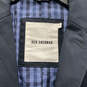 NWT Mens Blue Long Sleeve Notch Lapel Pockets Two-Button Blazer Size M image number 5