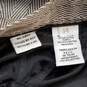 Christian Dior Womens Tan Herringbone Long Sleeve 2-Piece Pant Suit Size 14 image number 6