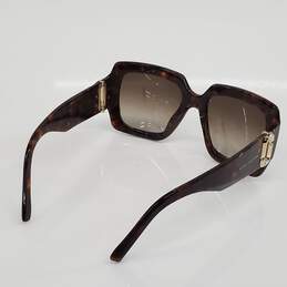 Marc Jacobs Brown Tortoise Chunky Square Frame Sunglasses - AUTHENTICATED alternative image