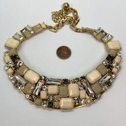 Designer Kate Spade Gold-Tone Multicolor Crystal Stone Statement Necklace alternative image