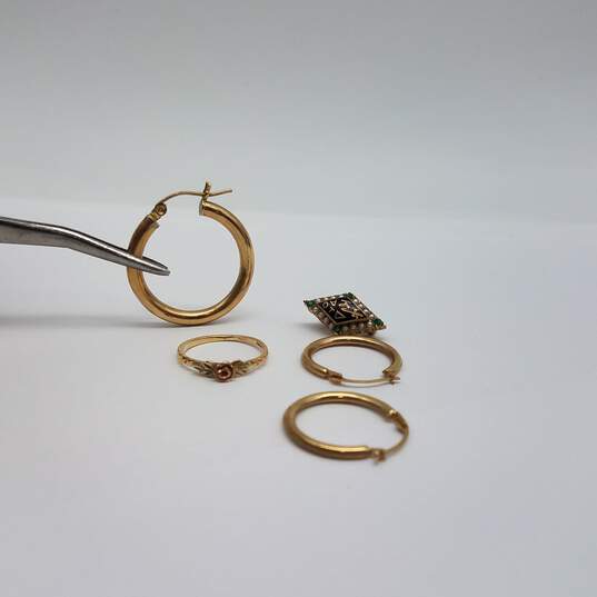 10k Gold Jewelry Broken Scrap 4.8g image number 4
