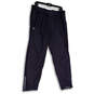 Mens Blue Elastic Waist Pockets Stretch Pull-On Athletic Track Pants Sz XL image number 1