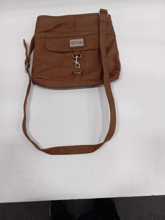 Kenneth Cole Reaction Brown Crossbody Style Handbag image number 1