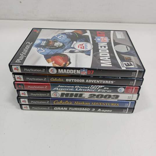 Bundle of 6 PlayStation 2 Video Games image number 1