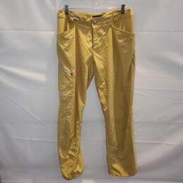 Patagonia Yellow Nylon Blend Pants Women's Size 10