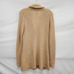 Patagonia WM's 100% Merino Wool Cardigan Beige Button Sweater Size MM alternative image