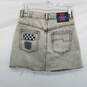 AUTHENTICATED Marc Jacobs Gray Acid Wash Embellished Jean Mini Skirt Size 26 image number 2