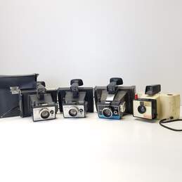 Lot of 4 Assorted Vintage Polaroid Cameras