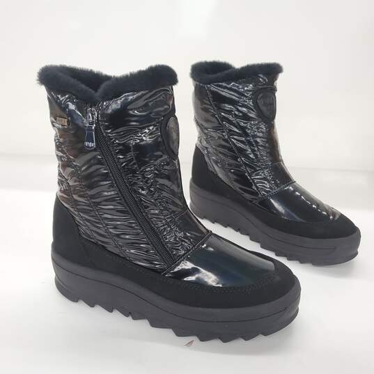 Pajar Tanita Black Faux Fur Lined Snow Boots Women's Size 10 image number 1