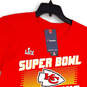 NWT Unisex Red Team Roster Kansas City Chiefs Super Bowl LIV T-Shirt Size M image number 3
