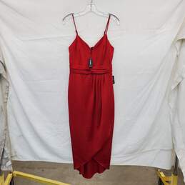 Express Red Evening Slip Dress WM Size S NWT
