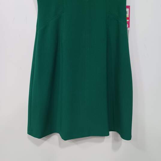 Vince Camuto Women's Emerald Green Cap Sleeve Dress Size 4 NWT image number 4