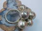 Artisan 925 Modernist Orb Ball Beads Chacha Unique Band Ring 19.9g image number 2