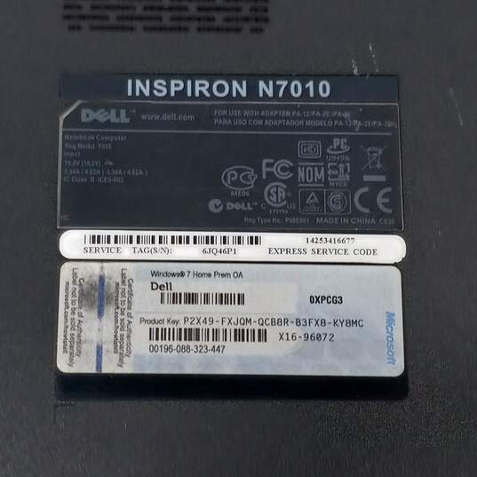 Dell Inspiron N7010 Laptop image number 7
