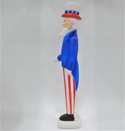 Vintage Blow Mold Uncle Sam Independence Day 4th Of July Blow Mold Decoration alternative image