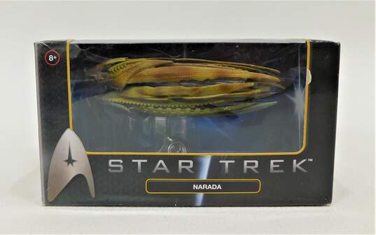 NEW Open Box Mattel Hot Wheels Star Trek Narada Die Cast Metal Ship image number 1