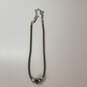 Designer Brighton Silver-Tone Link Chain Fashionable Beaded Necklace image number 2