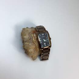 Designer Fossil ES-2002 Chain Strap Rectangle Analog Dial Quartz Wristwatch