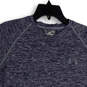 Mens Blue Loose Short Sleeve Crew Neck Pullover T-Shirt Size Small image number 3