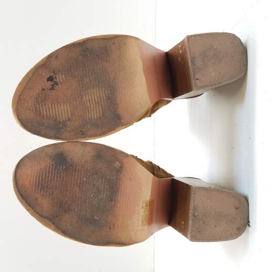 Yoki Women's Noila Perforated Peep Toe Boots Size 6.5 image number 6