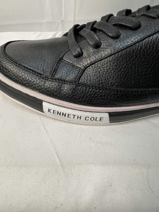 Certified Authentic Kenneth Cole Mens Black Casual Sneaker SIze 11.5 image number 5