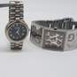 Vintage retro Guess Ladies Bangle and Bracelet Stainless Steel Quartz Watch Collection image number 1