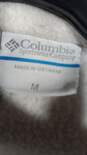 White Fleece Columbia Full Zip Jacket Size M image number 3