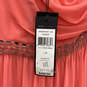 NWT Womens Pink Daniele Embellished One Shoulder Side Zip Ball Gown Size 6 image number 3