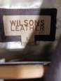 Wlisons Leather Bomber Style Button-up Leather Coat Size Large image number 3