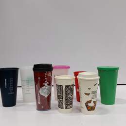 Starbucks 8 Assorted Travel Mugs alternative image