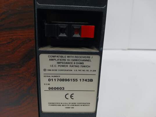 2PC Bose 301 Series II & Series IV Home Speaker Bundle image number 5
