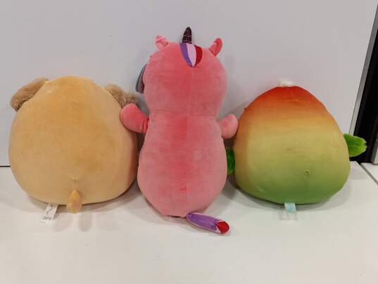 3PC Kelly Toy Squishmallow Assorted Stuffed Plush Bundle image number 2