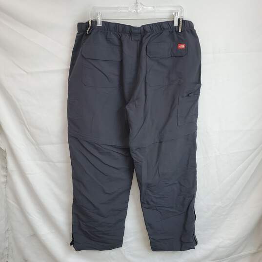The North Face Dark Gray Belted Convertible Cargo Pants Men's Size XL image number 2