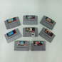 8 Nintendo Super Nintendo SNES Games Mario World Warios Woods & Others image number 1