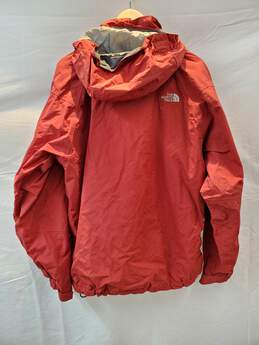 The North Face Long Sleeve Hooded Dark Red Hyvent Jacket Men's Size L alternative image