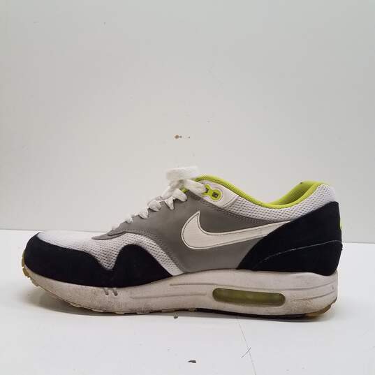 Nike Air Max 1 Essential Black Medium Grey Volt Athletic Shoes Men's Size 9 image number 2