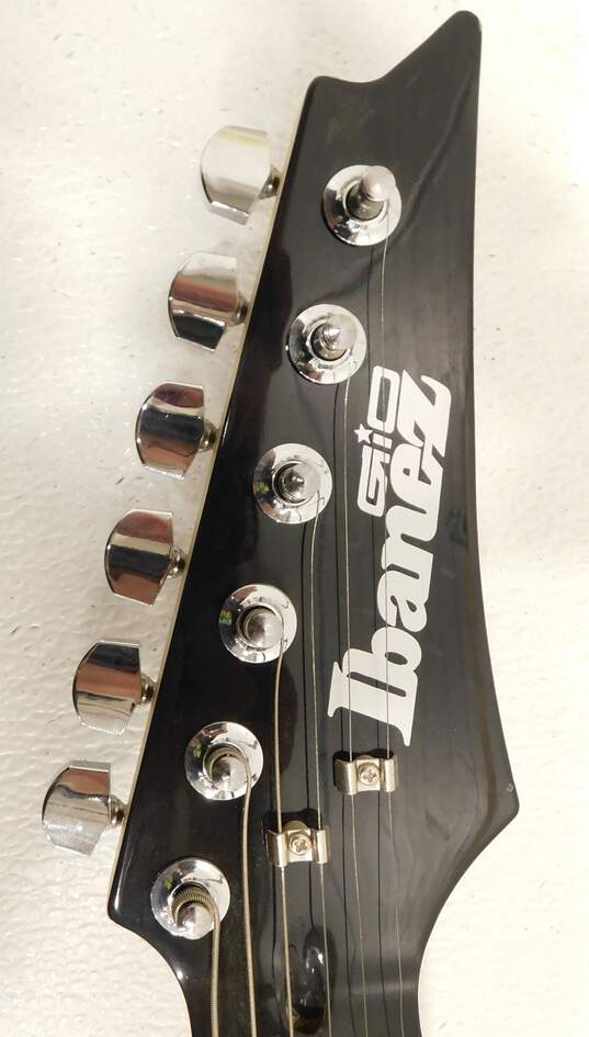 Ibanez Gio Brand Black 6-String Electric Guitar w/ Soft Gig Bag image number 6