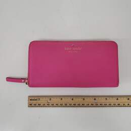 Kate Spade NY Dana Large Continental Pink Leather Wallet Purse