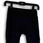 Womens Black Blue Elastic Waist Activewear Compression Leggings Size XXS image number 1