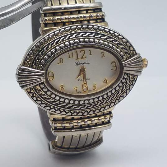 Vintage Unique design Lady's Stainless Steel Cuff and Bangle Watches Collection image number 2