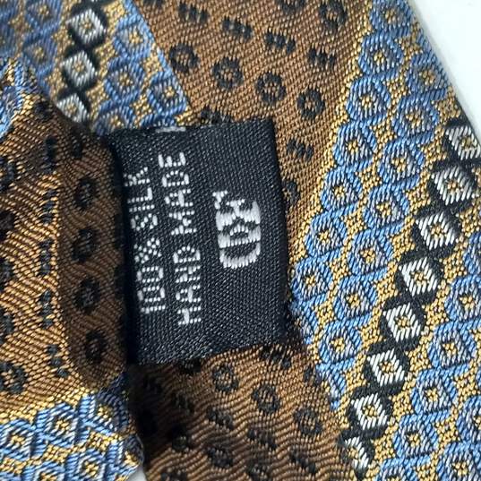 Men's Handmade 100% Genuine Silk Neck Tie image number 6