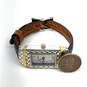 Designer Brighton Rectangle Dial Reversible Leather Strap Analog Wristwatch image number 2