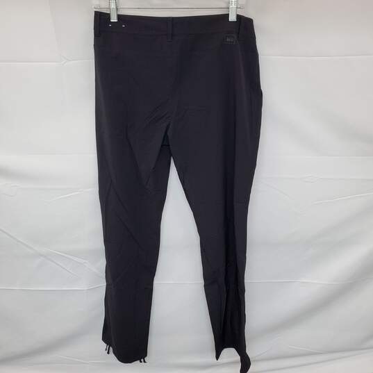 Wm REI Northway Black Drawstring Button Activewear Pants Sz 6 image number 3
