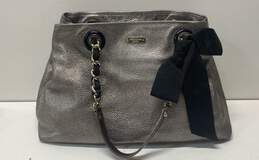 Kate Spade Leather Chain Strap Shoulder Bag Gunmetal
