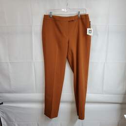 Anne Klein Butterscotch Tapered Dress Pant WM Size 8 NWT
