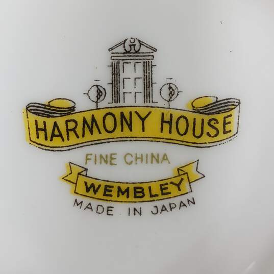 Harmony House Wembley Saucers & Creamer Pitcher 8pc Lot image number 4