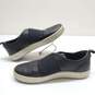 Ecco Unisex Black Leather Sneakers Size 7 image number 1